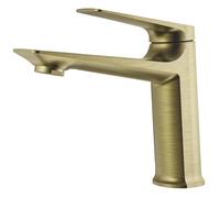 ONDÉE - Mitigeur De Lavabo ARIANE - Taille S - Silhouette Épurée - Manette Ergonomique En Métal - Cartouche Céramique Ø30 Mm - Débit 5L/Min - Cuivré - Design Moderne - Finition Orange/Cuivré