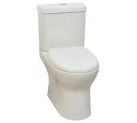 ONDÉE - Pack WC ADI sans bride sortie horizontale - Cuvette carénée 40 - 1cm - Céramique blanche - Abattant avec frein de chute - Mécanisme de chasse 3/6L - Alimentation latérale réversible