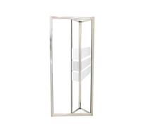 ONDÉE Porte de douche MISSI 80x185cm Façade pliantes accès face profilé 5mm