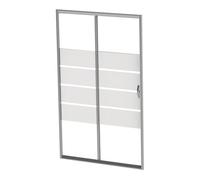 ONDÉE Porte de douche SHIVA 120x190cm Façade coulissante accès face verre