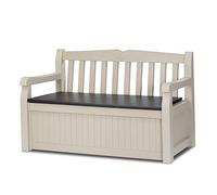 KETER EDEN GARDEN BENCH 265L Banc de rangement 140 x 60 x 84 cm, beige/marron 17190198