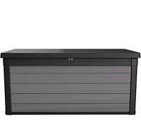 Ondis24 Keter Coffre de jardin XXL étanche (570 litres), boîte de rangement extérieur, coffre de rangement, coffre à coussins, banc