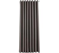 Ondoorzichtig NewYork, couleur taupe, dimensions 245 x 295 cm - 1 rideau thermique - Rideau occultant - Isolation phonique - Standard