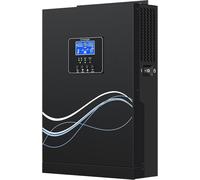 Onduleur hybride 2500 W, 24 V vers 230 V, avec technologie MPPT, offrant une onde sinusoïdale pure