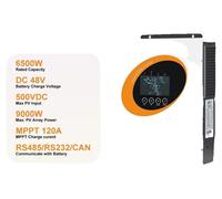 Onduleur hybride solaire, 48V DC, technologie d'ondes sinusoïdales pures, 6,5 kW - 48V, 220-240V, 48V