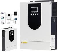 Onduleur Hybride Solaire à Onde Sinusoïdale Pure avec Contrôleur MPPT, Options 1000W/1500W, Compatible Batteries Plomb/Lithium pour Maison, Camping-Car, Bateau et Secours,12v(1000)