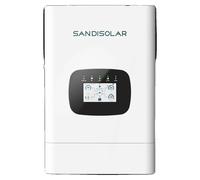 Onduleur hybride solaire, sinusoïde pure, puissance continue de 6,5 kW, double sortie AC, 6,5 kW, 48 V