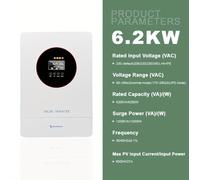 Onduleur pour panneaux solaires - Onduleur photovoltaïque - Onduleur pour systèmes hors réseau - Contrôleur MPPT - Convertisseur 24V vers 230V AC