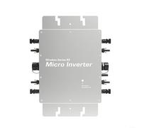 Onduleur solaire 1600 W, onduleur miniature avec surveillance par application, 230 V/120 V, étanche IP65 pour station d'alimentation de balcon (1600 W)