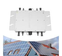 Onduleur Solaire À Micro-réseau, Onduleur PV IP65 avec Contrôle Intelligent par Application WiFi, Convertisseur DC vers AC 120 V/230 V À Identification Automatique(1400W)
