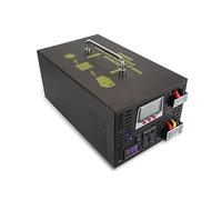 Onduleur solaire à onde sinusoïdale pure 2500W 24V cc à 220 convertisseur cc/ca onduleur hybride 24V/48V à 120V/230V/240V contrôleur LCD 30A(38,100-V)