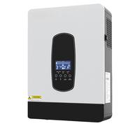 Onduleur solaire hybride, 1 800 W, puissance de crête de 4 400 VA, alimentation par batterie 12 V, puissance de charge maximale de 80 A, sortie 230 V CA