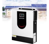 Onduleur Solaire Hybride 2000W/3200W avec MPPT 80A Intégré, Pure Sinusoïde Hors-Réseau pour Maison, Camping-Car, Bateau, Chalet - Détection Auto 12V/24V, Compatible Lithium/Plomb,SYP-2.5KW/12V