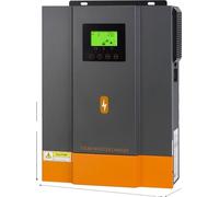 Onduleur solaire hybride, sortie 2KVA, contrôleur de charge 80A MPPT,2KVA 12V, 220-240V, Pas de WLAN