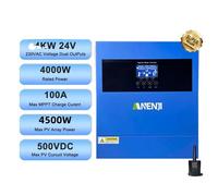 Onduleur Solaire Hybride Taille : 450X350X160MM Poids : 7kg Courant de Charge Solaire MPPT Max : Variante : ANJ-4000W-24V-WIFI