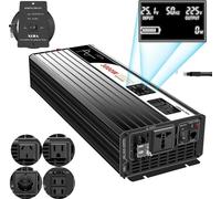Onduleur solaire, onde sinusoïdale pure, écran LCD, 3000 W, 24 V, 220-230 V