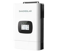 Onduleur solaire, technologie hybride, double sortie AC, 6,5 kW, 48 V