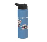 One Knight Stand Funny Medieval Knights Ren Faire Jousting Stainless Steel Insulated Water Bottle