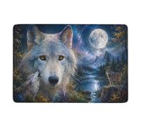 One Pack Under Moon Tapis à Poils Courts 150 x 100 cm, Doux et Antidérapant | Tapis 150 x 100 cm avec dos à points PVC antidérapants; adapté à une utilisation toute l'année; pour chambre