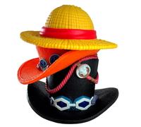 Plastoy Tirelire One Piece « Pile de Chapeaux » Luffy Ace Sabo PVC 15 cm