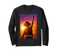 One Piece Luffy Sunset Poster Manche Longue