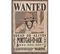 One Piece - Poster Wanted "Wanted Portgas D. Ace" 91,5 x 61 cm AbyStyle