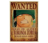 One Piece Poster - Wanted Zoro - 51 x 36 cm