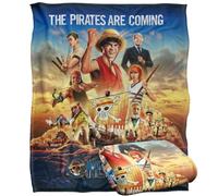 One Piece Straw Hat Crew Plaid Ultra Doux au Toucher Soyeux - 152 x 127 cm