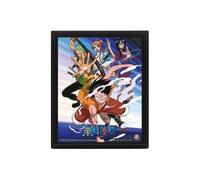 One Piece - Straw Hat Pirates Assault - Poster Lenticulaire 3d 26x20c