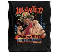 One Piece Wanted Dead Or Alive Scribbled Plaid Ultra Doux au Toucher Soyeux 152 X 127 Cm