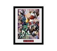 One Punch Man Poster Encadré Key Art 45 X 34 Cm