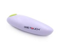 ONE TOUCH Ouvre-boite électrique « mains libres » KC08 - Libérez-vous des efforts inutiles - Une simple pression pour ouvrir vos boites de conserve en toute sécurité, Blanc