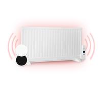 OneConcept Wallander 1000W Radiateur à Bain d'Huile Blanc