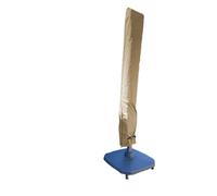 onekover Housse De Protection pour Parasol Droit, Beige, Hauteur 185 cm