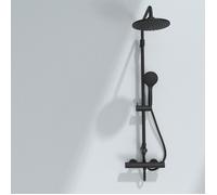 Oneo Mitigeur Douche Thermostatique - Noir - Essebagno