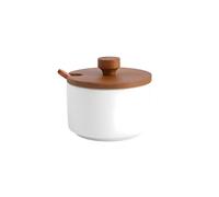 OnePine 220ml/7.74 oz Sucrier céramique, sucrier moderne avec couvercle et cuillère, boîte à épices et condiments pour sucre thé sel café epices