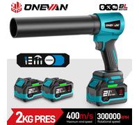 ONEVAN 4000W ventilateur Turbo électrique sans brosse 400 M/S 300000 tr/min souffleur de feuilles outil de soufflage de poussière pour Makita broche de batterie 18V Without battery