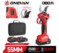ONEVAN 55mm cisaille électrique sans brosse tondeuse sans fil ciseaux arbre fruitier bonsaï coupe de jardin pour Makita 18V batterie broche Without Battery