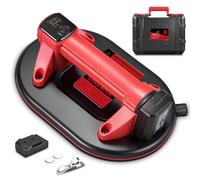 ONEVAN Ventouse Électrique sans Fil 300KG avec 4000mAh & Type-C | Écran LED double couche, Batterie longue durée, Charge rapide, Pour le verre, les carreaux et le transport