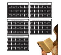 Onglets Autocollants Et Étiquettes Carnet Journaling Guide Annotation | Étiquettes Adhésives Index 5 Feuilles pour Étude Pour Adultes, , Débutants, Carnet, Journaling, Culte, Dévotion, École, Noir
