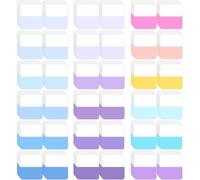 Onglets D'index,360 Pcs Marque Page Adhesives,Feuilles Notes Autocollantes Adhésives Marqueurs De Page Inscriptibles Sticky Tabs Pour Convient Aux Bureaux Documents Livres Agendas Dossiers