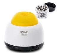 ONiLAB Mini mélangeur Vortex avec fonction tactile, mélange de vernis à ongles, encre de tatouage, adhésifs pour cils et peintures acryliques, pour tubes de centrifugeuse et tubes à essai, jaune