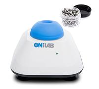 ONiLAB Mini Vortex Mixer avec fonction tactile, mélange en laboratoire, mélange de vernis à ongles, de colles pour cils et de peintures acryliques，120pcs 7/32in Balls Mixing,Bleu