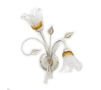 onli - Applique murale 2 luci Bianco/Argento/Oro