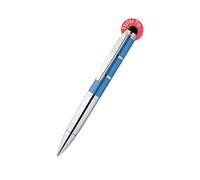 Online 33656/3D Stylo bille Piccolo Bleu, rétractable, avec recharge D1, encre bleue, idéal pour le sac à main/agenda