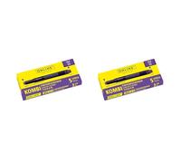 ONLINE 5x Recharges d'encre pour stylos-plumes I compatible avec LAMY, Pelikan etc I encre violet I cartouches d'encre universelles pour stylo à plume et roller à cartouches, non effaçable (Lot de 2)