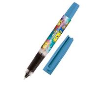 Online Bachelor Rabazzi Stylo roller à cartouche d'encre, pour droitiers et gauchers, poignée ergonomique, roller, cartouches d'encre standard, avec cartouche combinée bleue