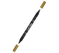 Online Calli.Twin Pen avec double pointe, double contour et pointe de calligraphie, stylos pinceaux d'écriture à la main en différentes couleurs, stylos Bullet Journal colorés pour calligraphie,