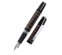 Online Campus Spotlights, stylo à cartouche d'encre standard, plume Iridium de qualité supérieure, poignée ergonomique Softtouch, convient aux personnes souffrant d'allergies. Plume M Style rétro.