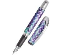 Online College Iridium - Stylo-plume M « Shiny Dreams » ergonomique, plume moyenne Iridium, clip métal